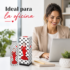 Botella térmica illustrArte 500 ml – diseño Verónica, flamenca de vestido rojo – vista 3