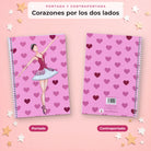 Libreta Bailarina Mariela – portada y contraportada
