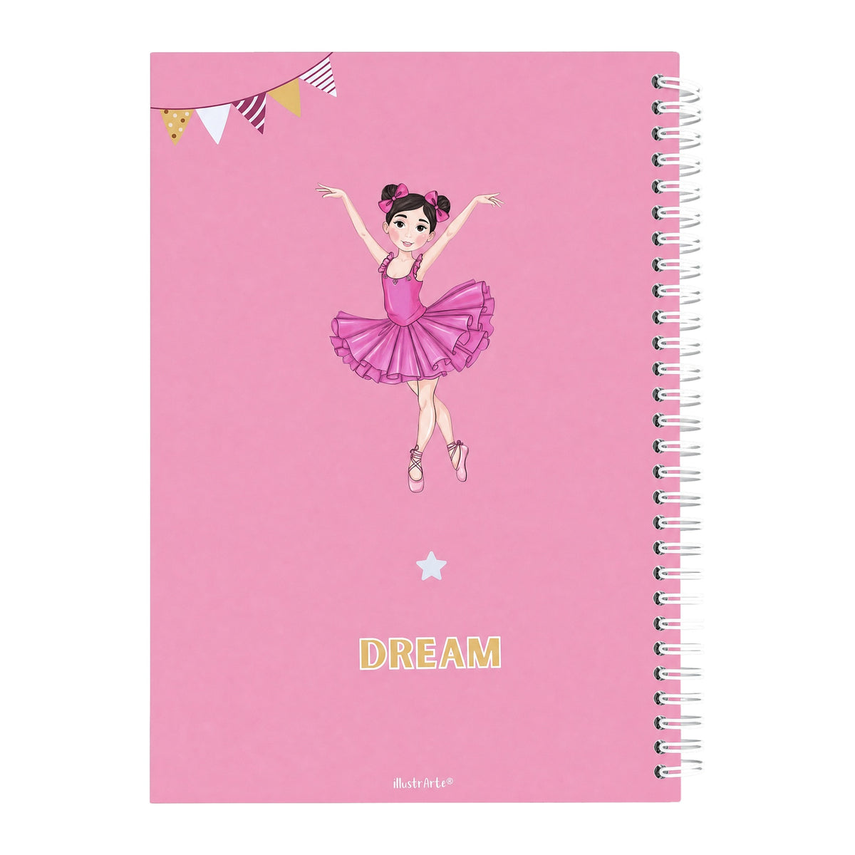 Libreta bailarina Marina, contraportada DREAM