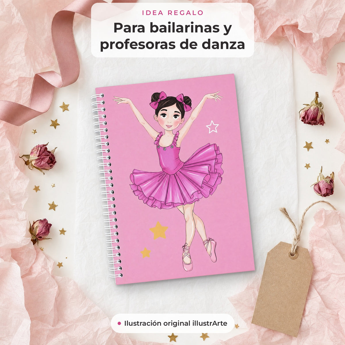 Libreta Marina, idea regalo para bailarinas y profesoras de danza