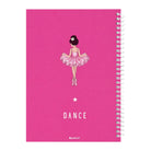 Libreta bailarina Tina, contraportada DANCE