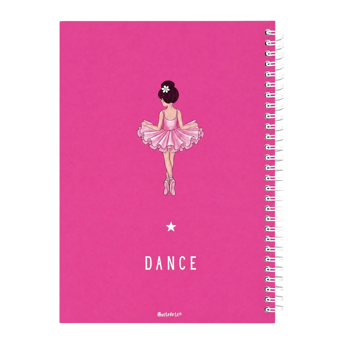 Libreta bailarina Tina, contraportada DANCE