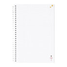 Libreta bailarina Tina, interior de cuadrícula con ilustraciones