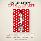 Libreta flamenca María Blanco – 200 páginas cuadriculadas, doble cara, papel 80 g