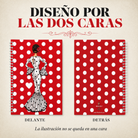 Libreta flamenca María Blanco – diseño impreso por las dos caras, delante y detrás