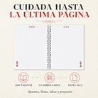 Libreta flamenca María Rojo – interior de páginas cuadriculadas con flamenca en la esquina