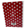 Libreta flamenca illustrArte – María Blanco, tapa roja con lunares – vista 8
