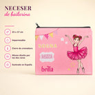 Neceser Granada illustrArte 22 x 17 cm – diseño Marina (Sogna, Danza, Brilla) – vista 2