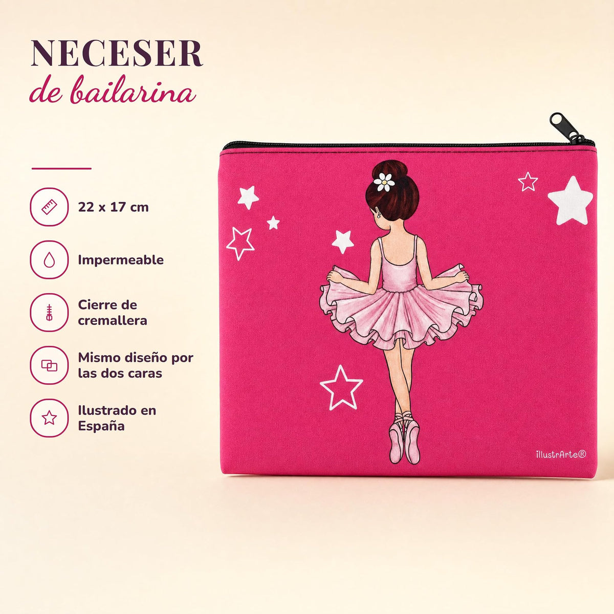 Neceser Granada illustrArte 22 x 17 cm – diseño Tina – vista 2
