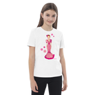 Camiseta Flamenca de Niñas De Algodón 100% Orgánico - Modelo Isabel, combinando comodidad y tradición en su diseño.
