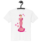 Camiseta Flamenca de Niñas De Algodón 100% Orgánico - Modelo Isabel, perfecta para actividades escolares y celebraciones.