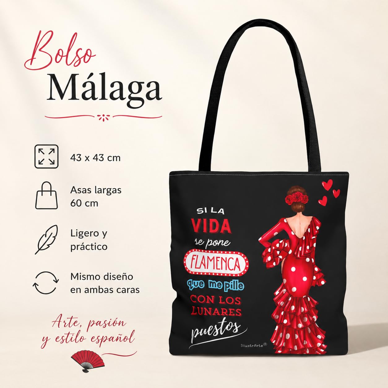 Pack Málaga + Granada Macarena con frase – vista 3