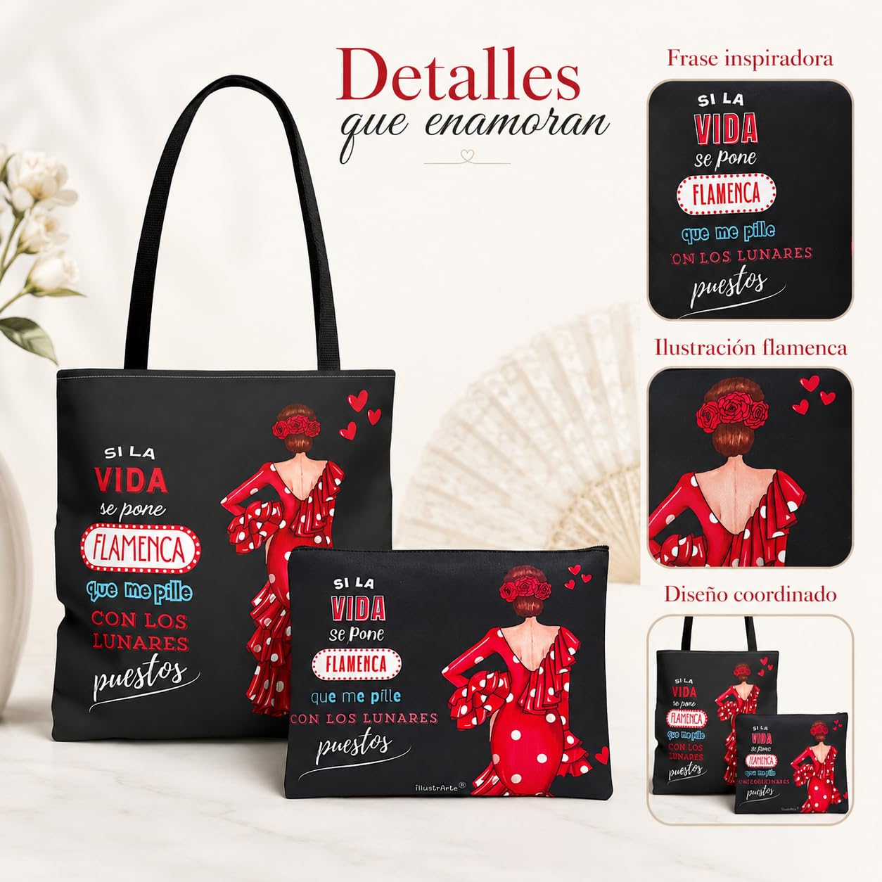 Pack Málaga + Granada Macarena con frase – vista 7