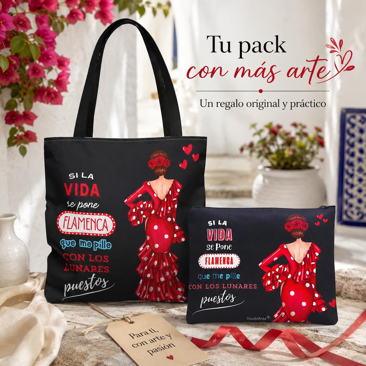 Pack Málaga + Granada Macarena con frase – vista 9
