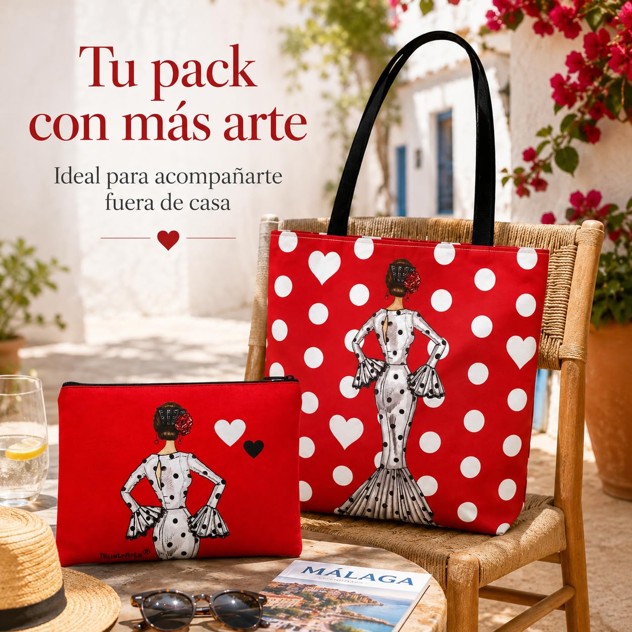 Pack Málaga + Granada María Blanco fondo rojo – vista 8