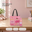 Pack Botella Térmica Bailarina + Bolsa de Ballet – diseño Marina (Rêve, Danse, Brille) – ambiente
