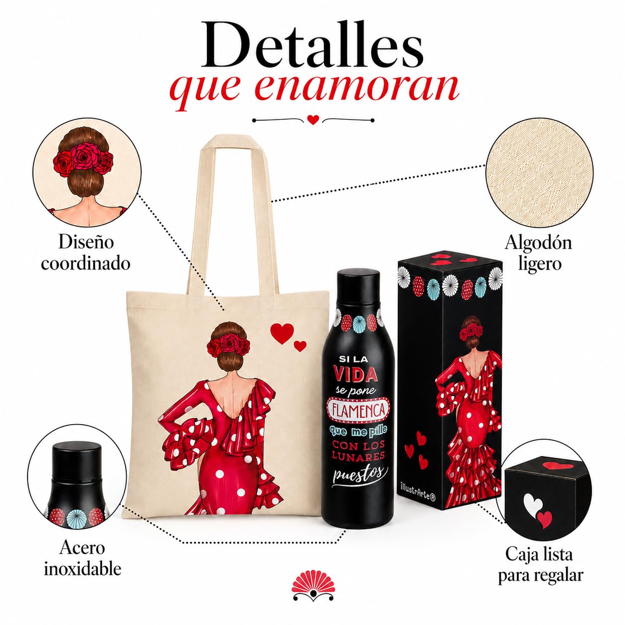 Pack botella + bolsa Cádiz Macarena – vista 3
