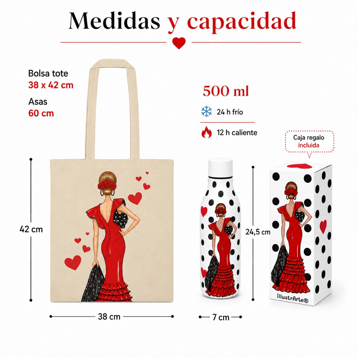 Pack botella + bolsa Cádiz Manuela – vista 3