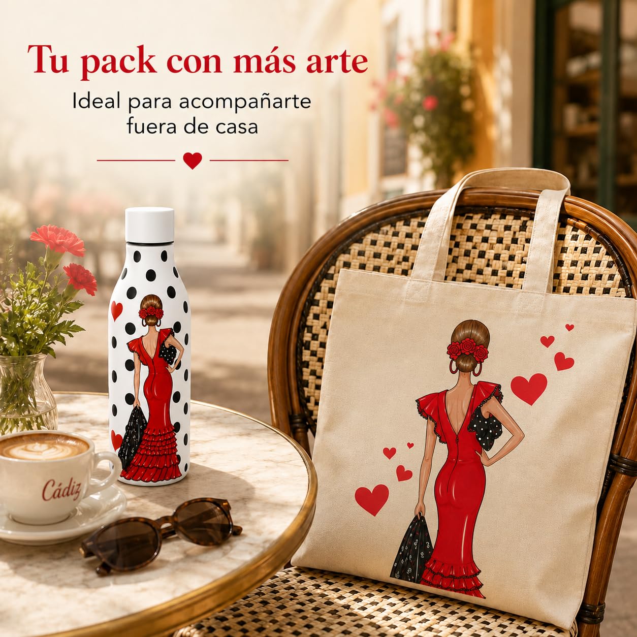 Pack botella + bolsa Cádiz Manuela – vista 6
