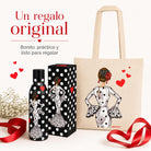 Pack botella + bolsa Cádiz María Blanco fondo negro – vista 2