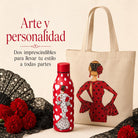 Pack botella + bolsa Cádiz María Blanco fondo rojo + María Rojo – vista 8