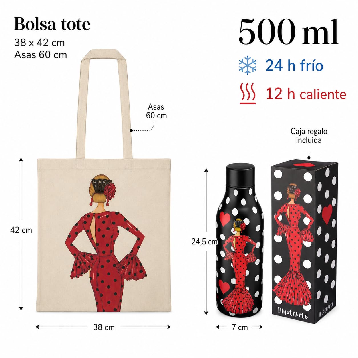 Pack botella + bolsa Cádiz María Rojo – vista 5