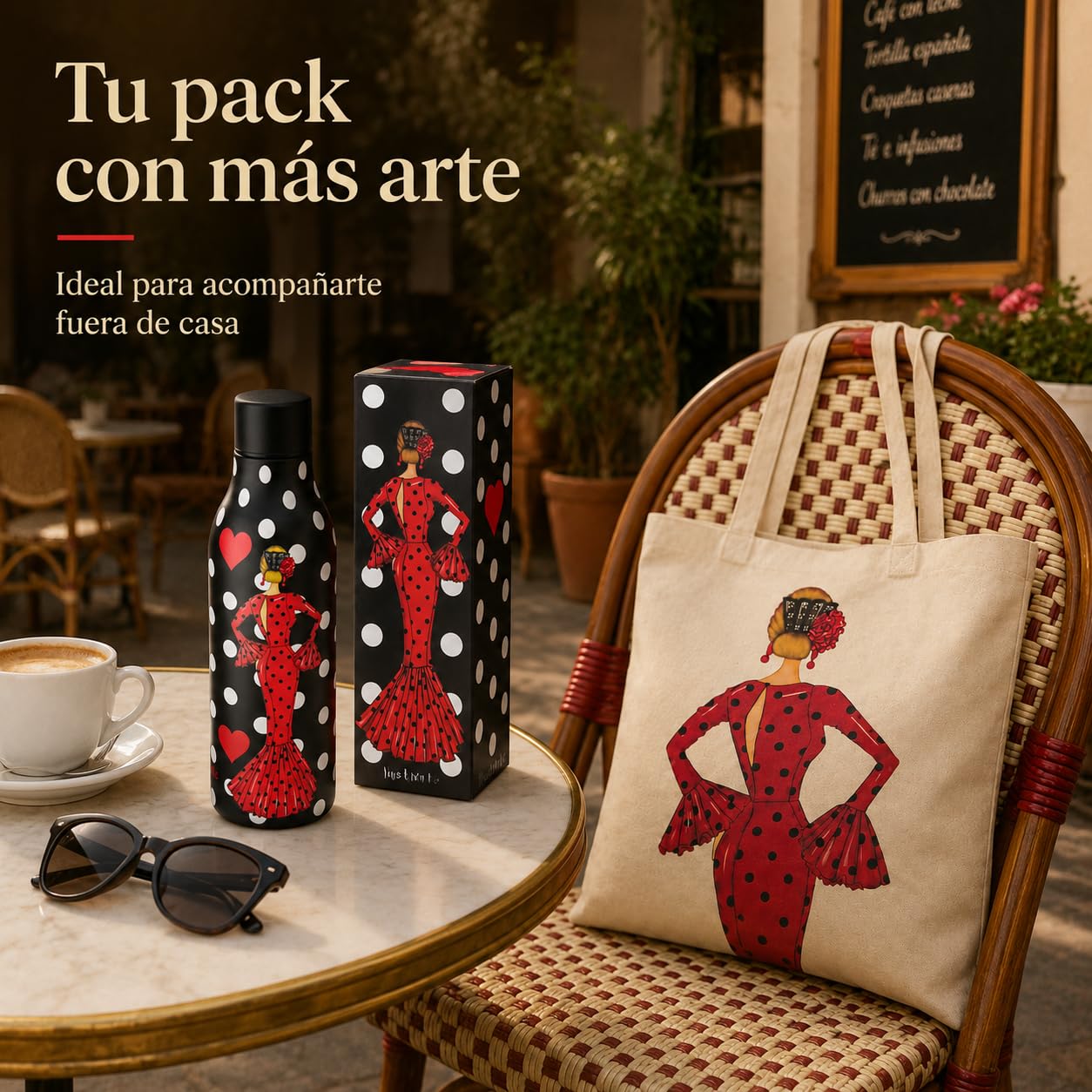 Pack botella + bolsa Cádiz María Rojo – vista 6