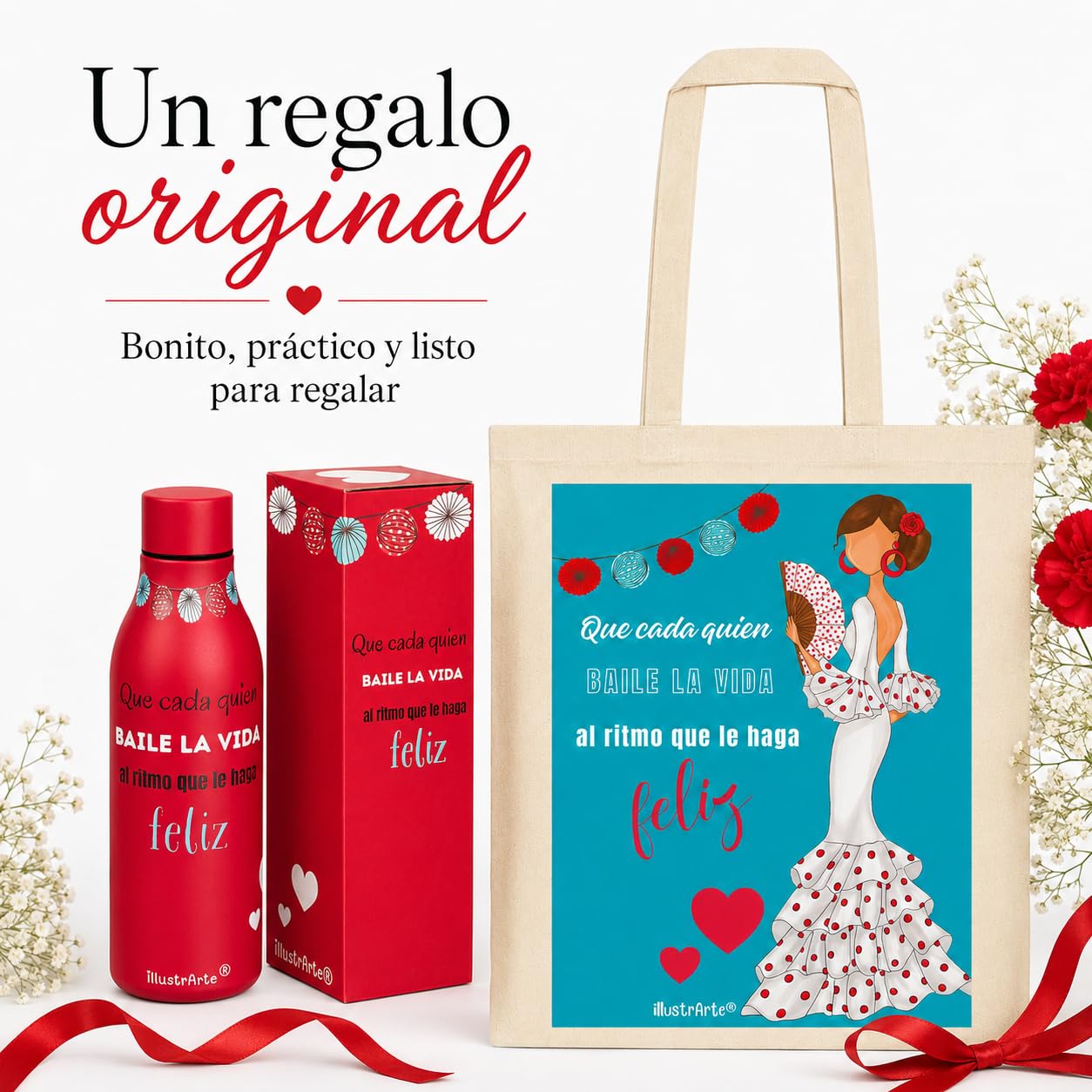 Pack botella + bolsa Cádiz Pepa Feliz – vista 2