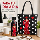 Pack botella + bolso Málaga Macarena lunares – vista 7