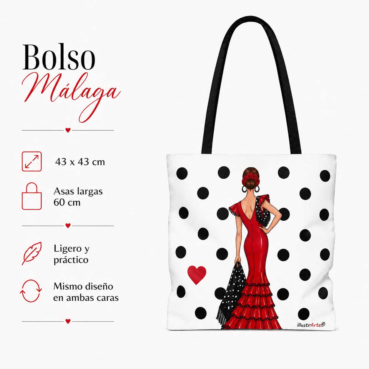 Pack botella + bolso Málaga Manuela – vista 3