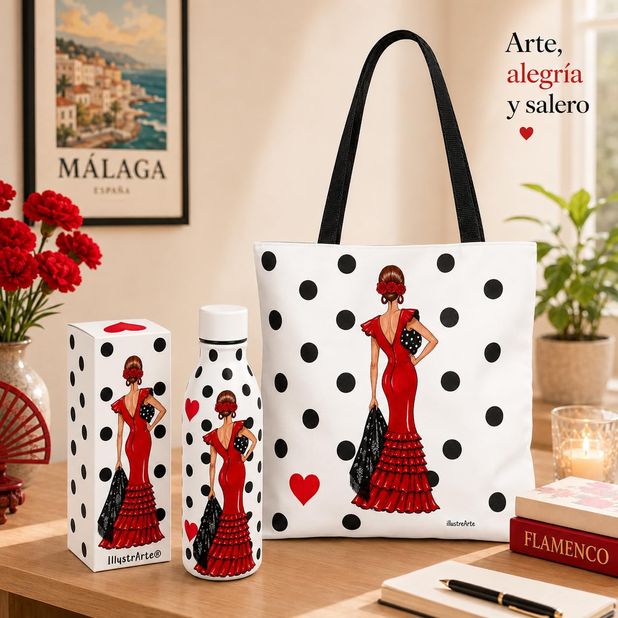 Pack botella + bolso Málaga Manuela – vista 6
