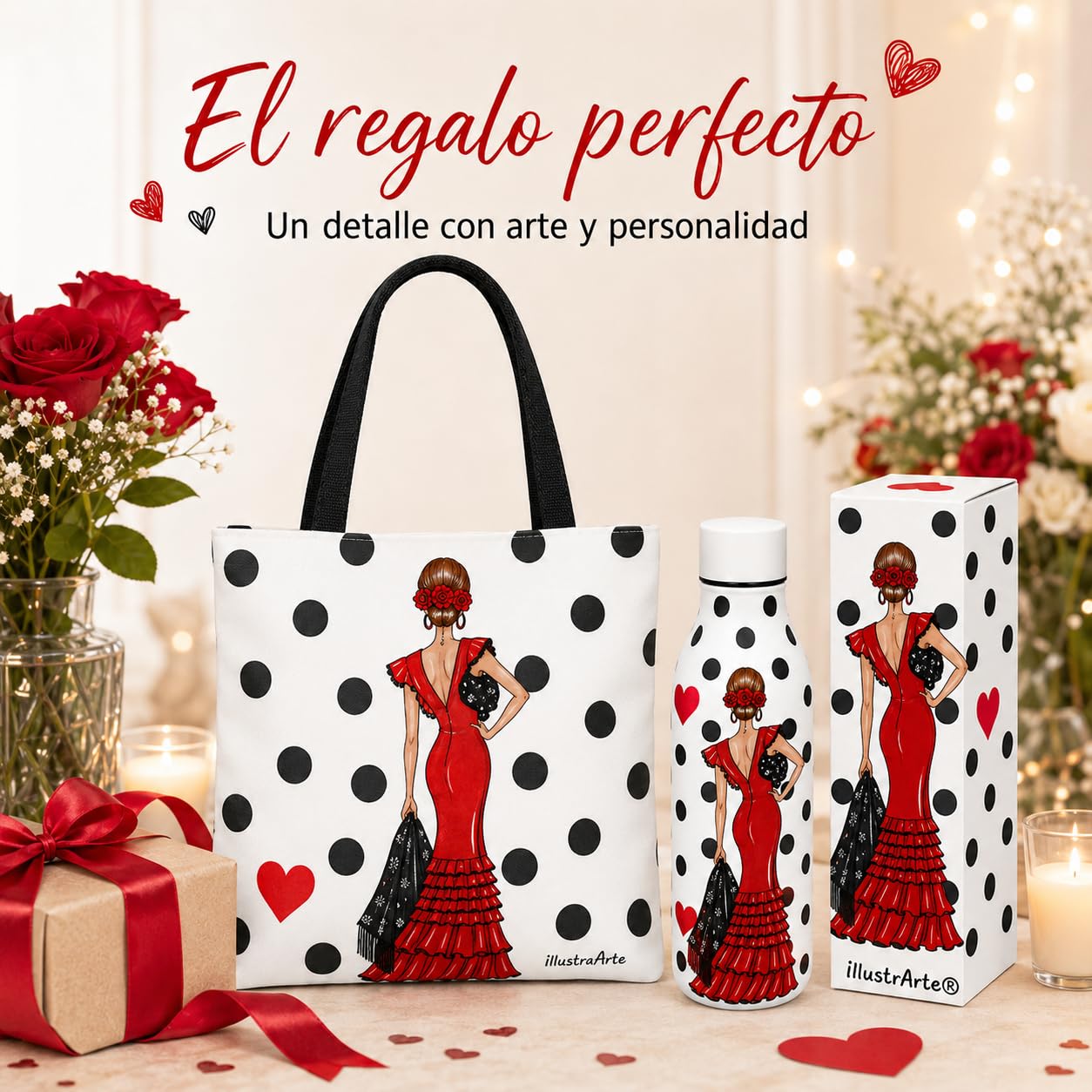 Pack botella + bolso Málaga Manuela – vista 9