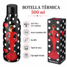 Pack botella + bolso Málaga María Rojo fondo negro – vista 4