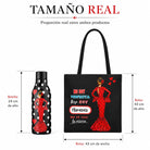 Pack botella + bolso Málaga María Rojo frase – vista 5