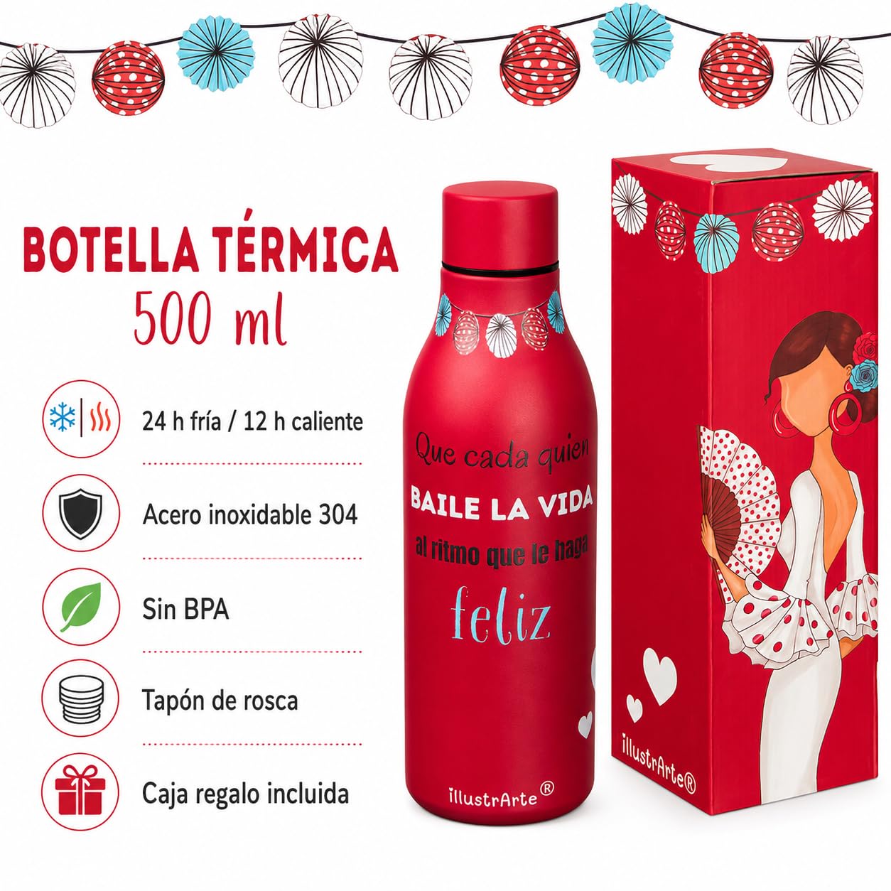 Pack botella + bolso Málaga Pepa Feliz – vista 4
