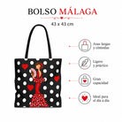 Pack botella + bolso Málaga Pepa lunares – vista 4