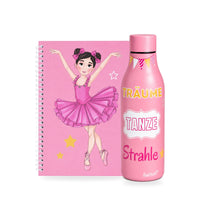 Ballet Water Bottle + Notebook Gift Set – Gift Boxed