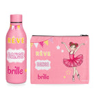 Pack Botella Térmica Bailarina + Neceser Granada – diseño Marina (Rêve, Danse, Brille)
