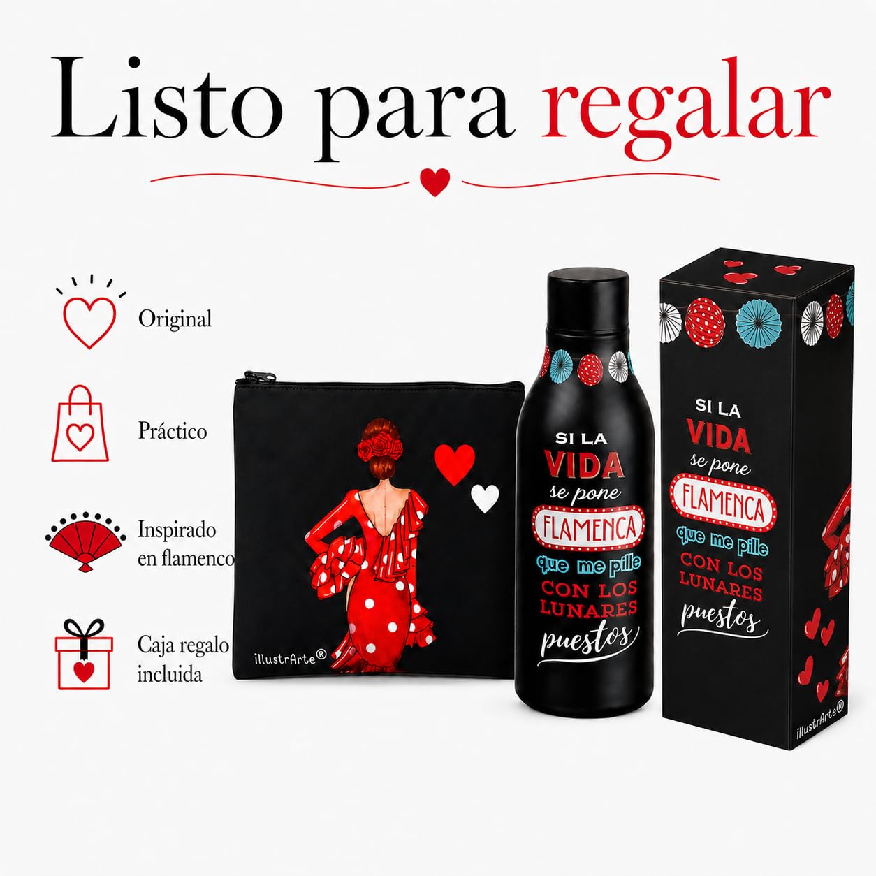 Pack botella + neceser Granada Macarena Liso – vista 6