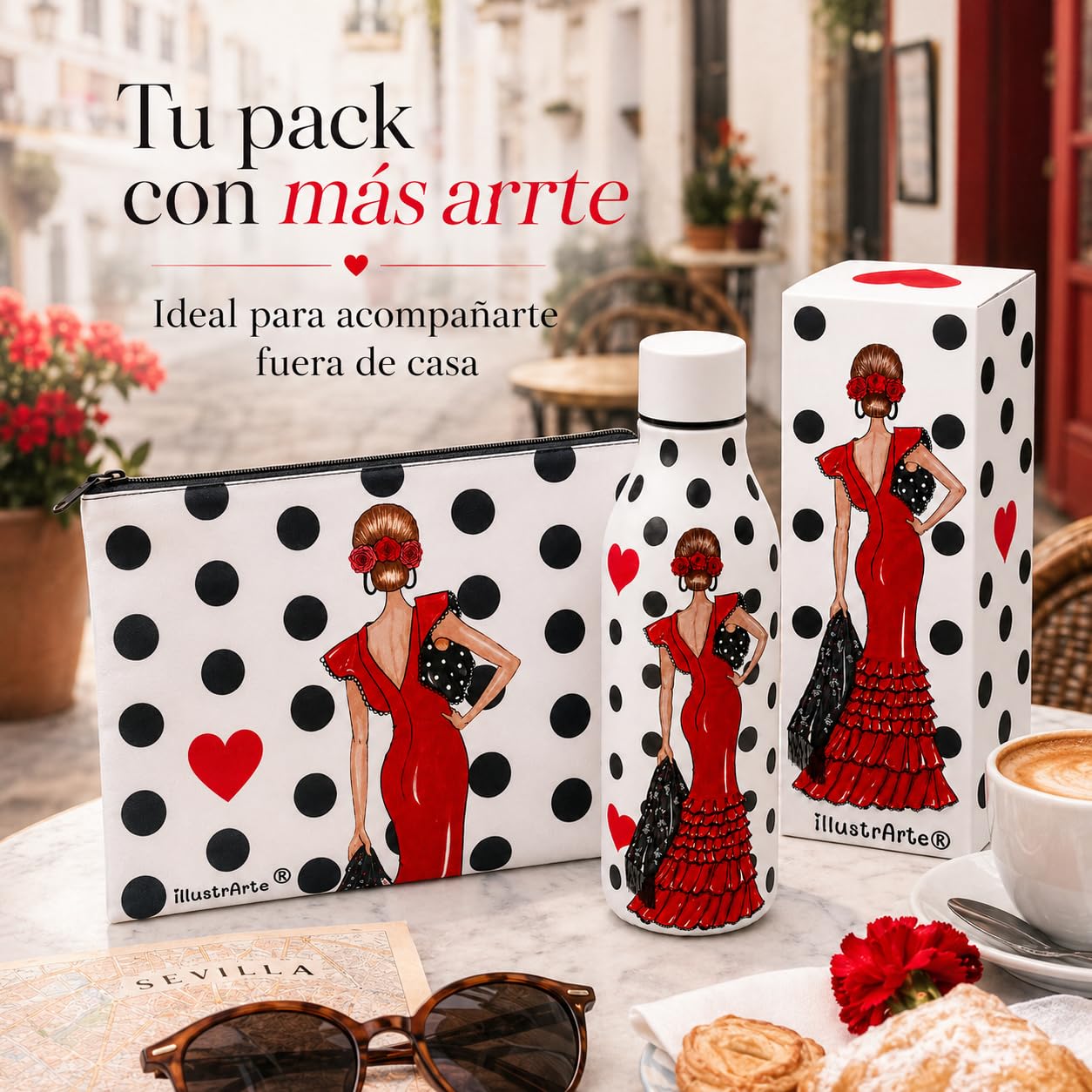 Pack botella + neceser Granada Manuela – vista 6