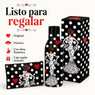 Pack botella + neceser Granada María Blanco fondo negro – vista 8