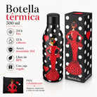Pack botella + neceser Granada María Rojo Liso – vista 4