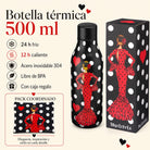 Pack botella + neceser Granada María Rojo Lunares – vista 4