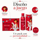 Pack botella + neceser Granada Pepa Feliz rojo – vista 5