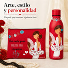 Pack botella + neceser Granada Pepa Feliz rojo – vista 9
