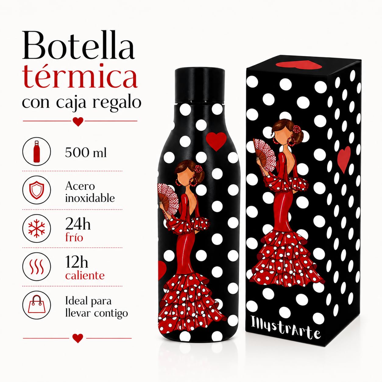 Pack botella + neceser Granada Pepa Liso – vista 3