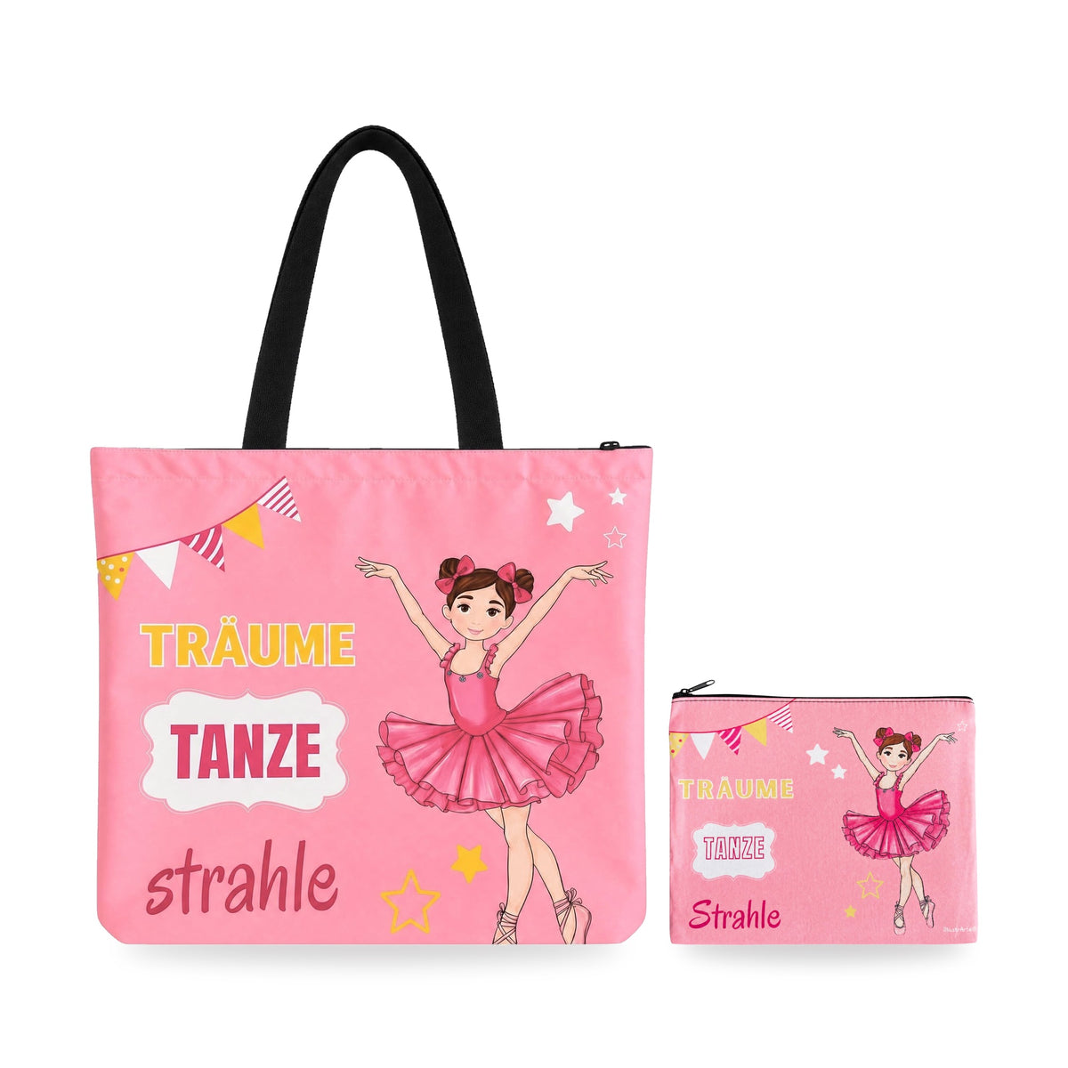Pack bolsa de ballet Viena y neceser Granada bailarina Marina Träume Tanze Strahle