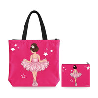 Pack Bolsa de Ballet + Neceser Granada Bailarina en Caja Regalo
