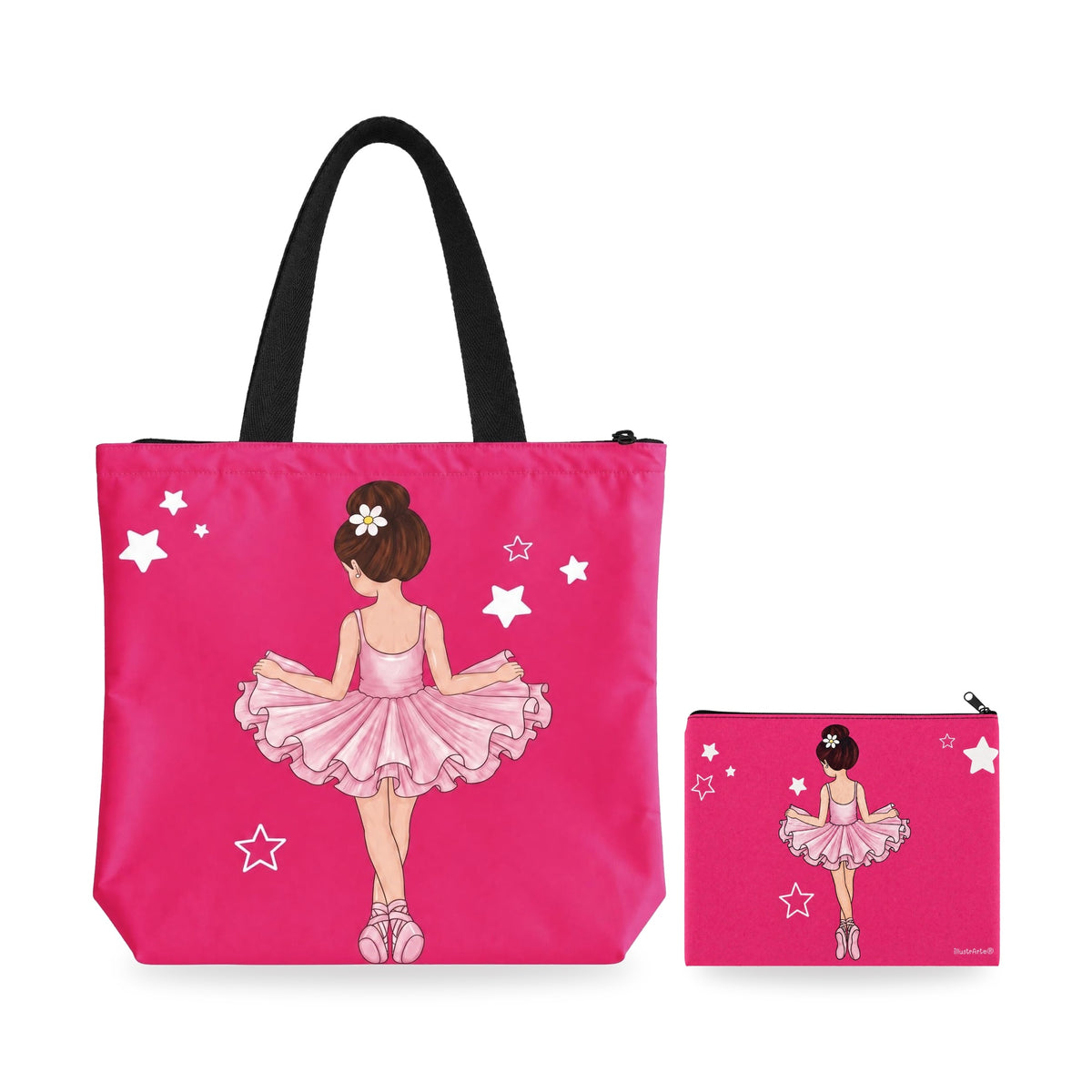 Pack bolsa de ballet Viena y neceser Granada bailarina Tina