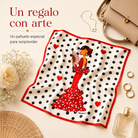 Pañuelo de seda illustrArte – Pepa – vista 7